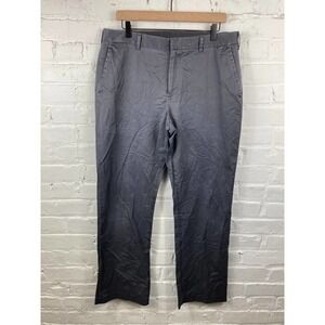 Bonobos Women's Straight Fit Chino Pants High Rise Charcoal Gray Size 34